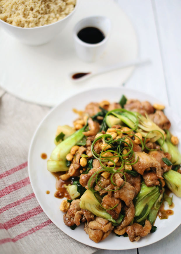 bok choy with cashew butter recipes